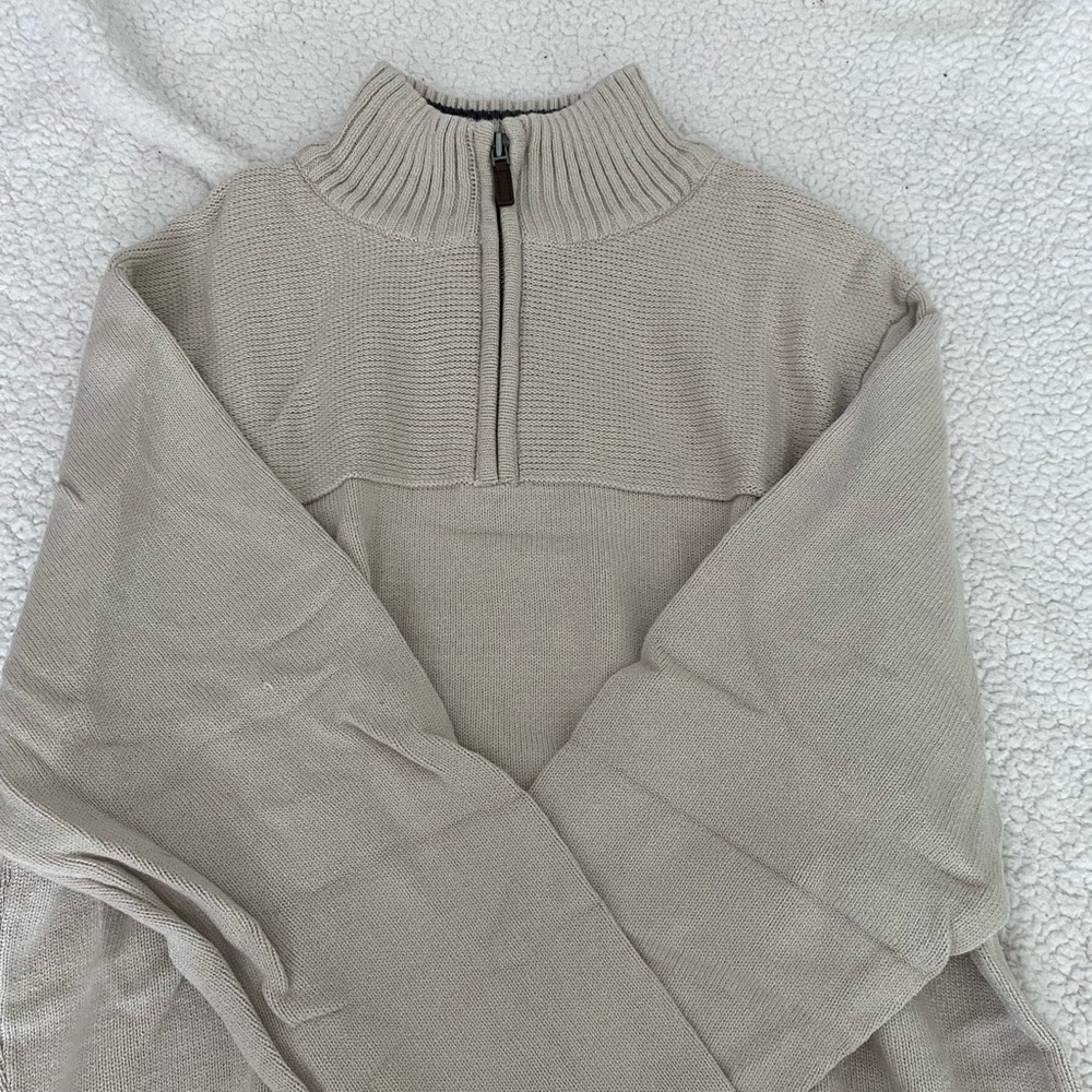 dockers quarter-zip sweater